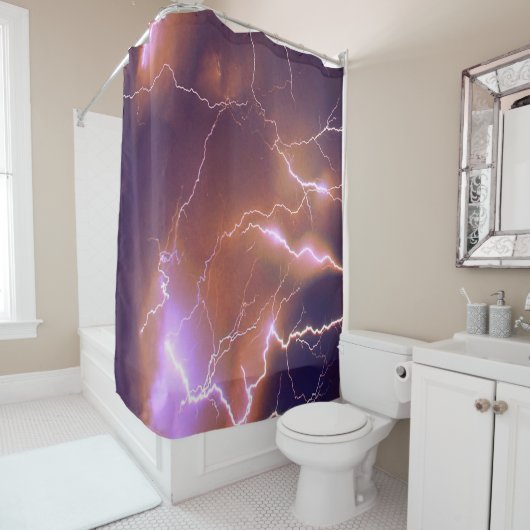Rideaux De Douche Frappes de foudre (En situation)