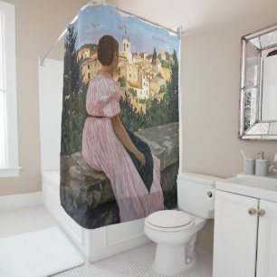 Rideaux De Douche Frederic Bazille - La robe rose