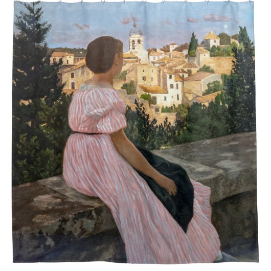 Rideaux De Douche Frederic Bazille - La robe rose (Devant)