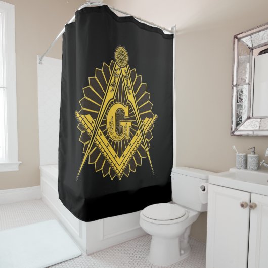 Rideaux De Douche Freemason (En situation)