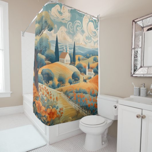 Rideaux De Douche French Countryside (En situation)