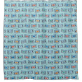 Rideaux De Douche FRIENDS™ | The One With Video Tape Pattern (Devant)