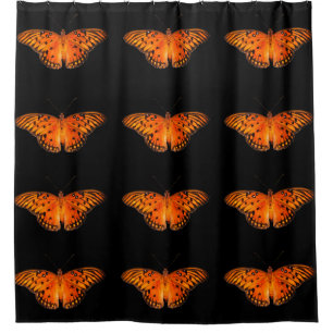 Rideaux De Douche Fritillaire de Golfe ou papillon de passion