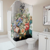 RIDEAUX DE DOUCHE FRUITS, FLEURS, PÂTISSERIES, PEACHES ET PETIT OISE (En situation)