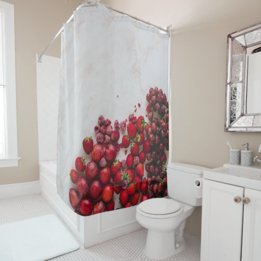 Rideaux De Douche Fruits sains (En situation)
