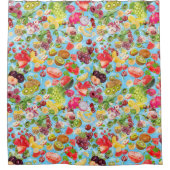 Rideaux De Douche Fruits tropicaux salants (Devant)