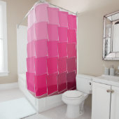 Rideaux De Douche fuchsia 11 (En situation)