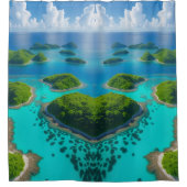 Rideaux De Douche "Fuir vers le paradis - Vue océan (Devant)