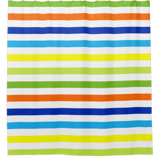 Rideaux De Douche Fun Bright and Bold - Stripes modernes (Devant)