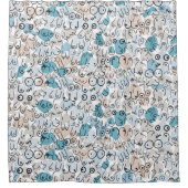 Rideaux De Douche Fun humour maman bleue (Devant)