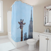Rideaux De Douche Funny Giraffe (En situation)