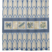 Rideaux De Douche G Fleurs du bureau de création (Devant)