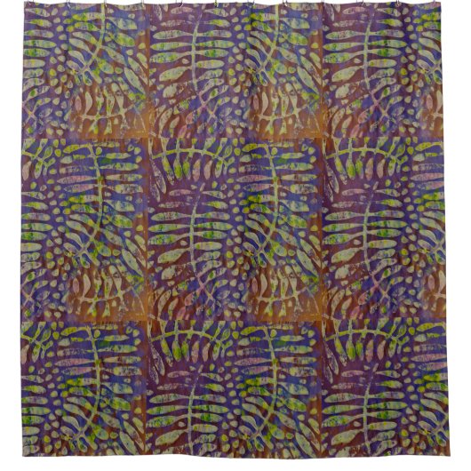 Rideaux De Douche Gabarit d'impression Gelli Art Abstrait (Devant)