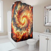 Rideaux De Douche Galaxie (En situation)