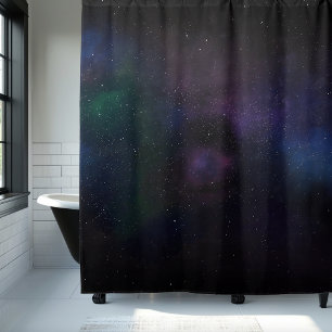 Rideaux De Douche Galaxie de la nébuleuse du voile céleste Champ d'é