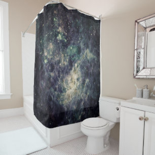 Rideaux De Douche Galaxie Sombre Rock Spatial