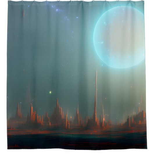 Rideaux De Douche Galaxie, Univers, Étoiles, Espace extra-atmosphéri (Devant)