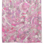 Rideaux De Douche Galets Mosaic Art - Rose rose pâle (Devant)