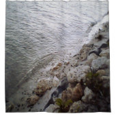 Rideaux De Douche Galets sur la plage (Devant)