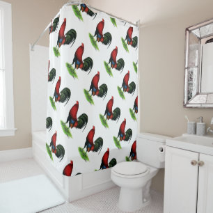 Rideaux De Douche Gamecock : Rouge foncé