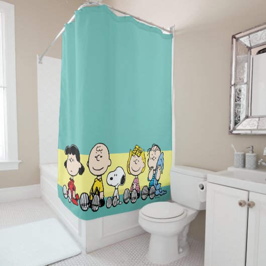 Rideaux De Douche Gang D'Arachides Assis Ensemble (En situation)