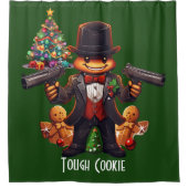 Rideaux De Douche Gangster de pain d'épices (Devant)