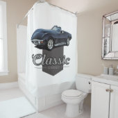 Rideaux De Douche Garage classique Corvette (En situation)