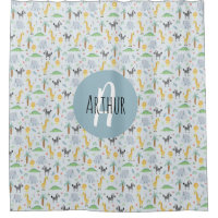 Garçons Cute Jungle Safari Animaux Zèbre & Nom Enf