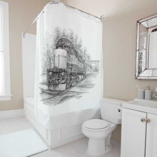 Rideaux De Douche Gare de Brecksville (CVNP) (En situation)