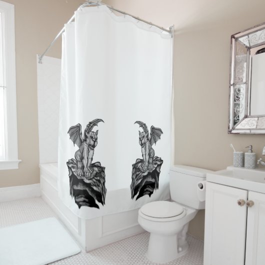 Rideaux De Douche Gargoyle (En situation)