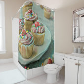 Rideaux De Douche Gâteau à la crème glacée (En situation)