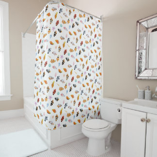 Rideaux De Douche Gathering of Clownfish | Ocean Art Design