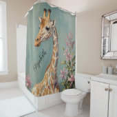 Rideaux De Douche Géant doux personnalisé (En situation)