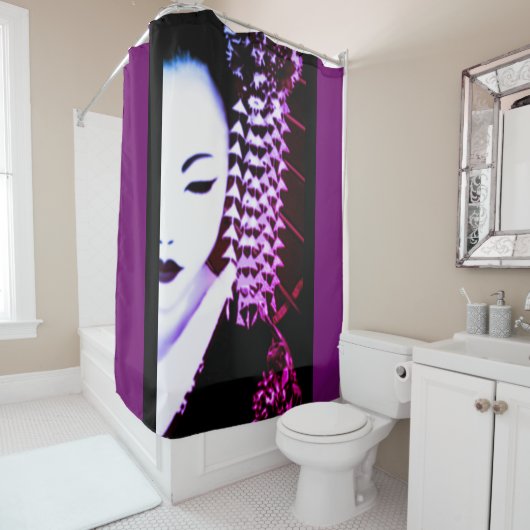 Rideaux De Douche Geisha (En situation)