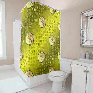 Rideaux De Douche Gémeaux & Singe de Feu