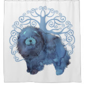 RIDEAUX DE DOUCHE GÈNES FADÉS SOUFFRÉS SOUFFLE DE LA VIE (Devant)