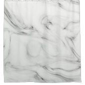 Rideaux De Douche Géode gris et Marbre blanc (Devant)