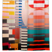 Rideaux De Douche Geometric Graphic Motif Modern Trend (Devant)