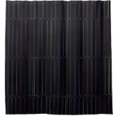 Rideaux De Douche Géométrique bleue et violette (Devant)
