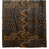 Rideaux De Douche Géométrique unique et masculine (Devant)