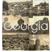 Rideaux De Douche Géorgie Tbilisi Kazbegi Architecture Cityscape (Devant)