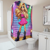 Rideaux De Douche Gésture de la main du coeur (En situation)