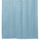 Rideaux De Douche Gift for Dad Navy and Blue Tartan Bath Curtain (Devant)