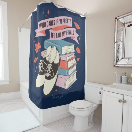 Rideaux De Douche Gilmore Girls Finals Quote Design (En situation)