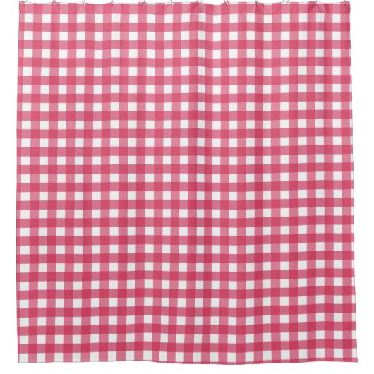 Rideaux De Douche gingham cerise (Devant)