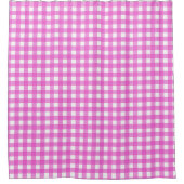 Rideaux De Douche Gingham rose (Devant)