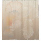 Rideaux De Douche Ginkgo Biloba Botanique Abstrait Graphic Art Blush (Devant)