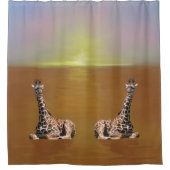 Rideaux De Douche Girafes (Devant)