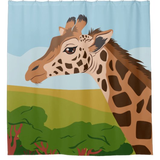 Rideaux De Douche Giraffe (Devant)
