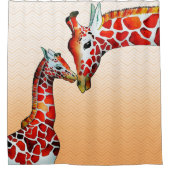 Rideaux De Douche Giraffes (Devant)
